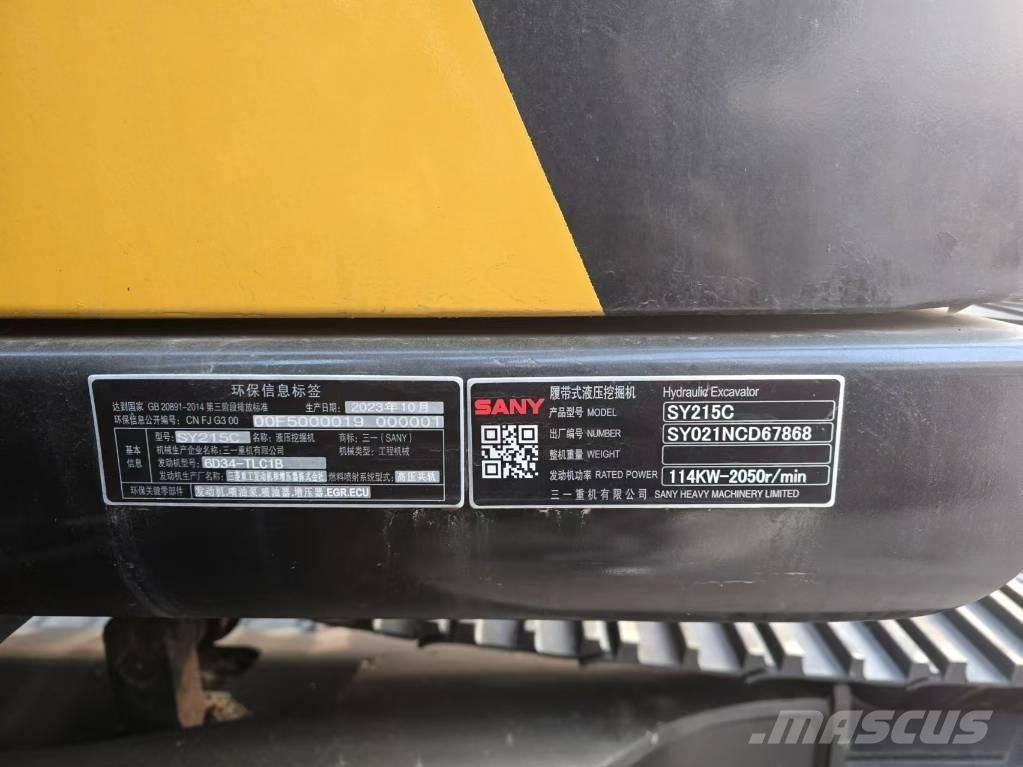 Sany SY 235 C Rupsgraafmachines