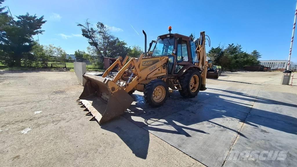 CASE 580 K Graaf-laadcombinaties