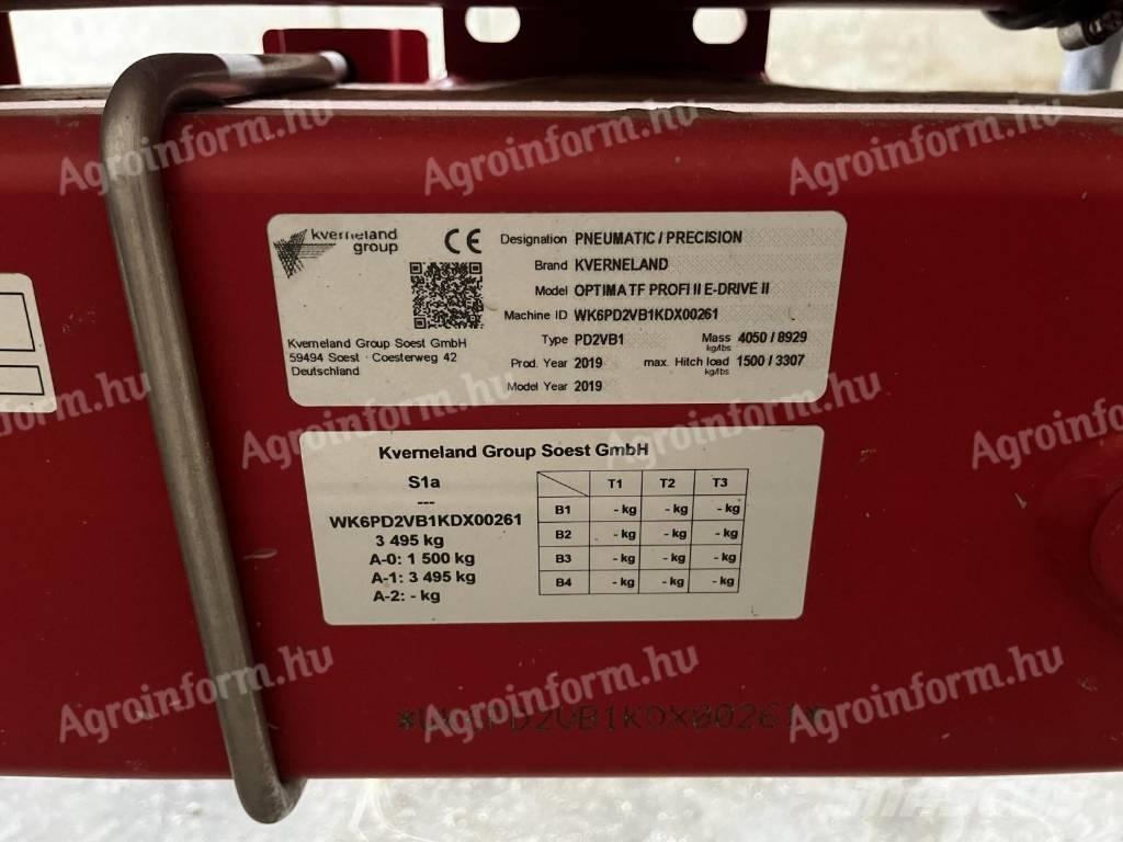 Kverneland -Optima Zaaimachines