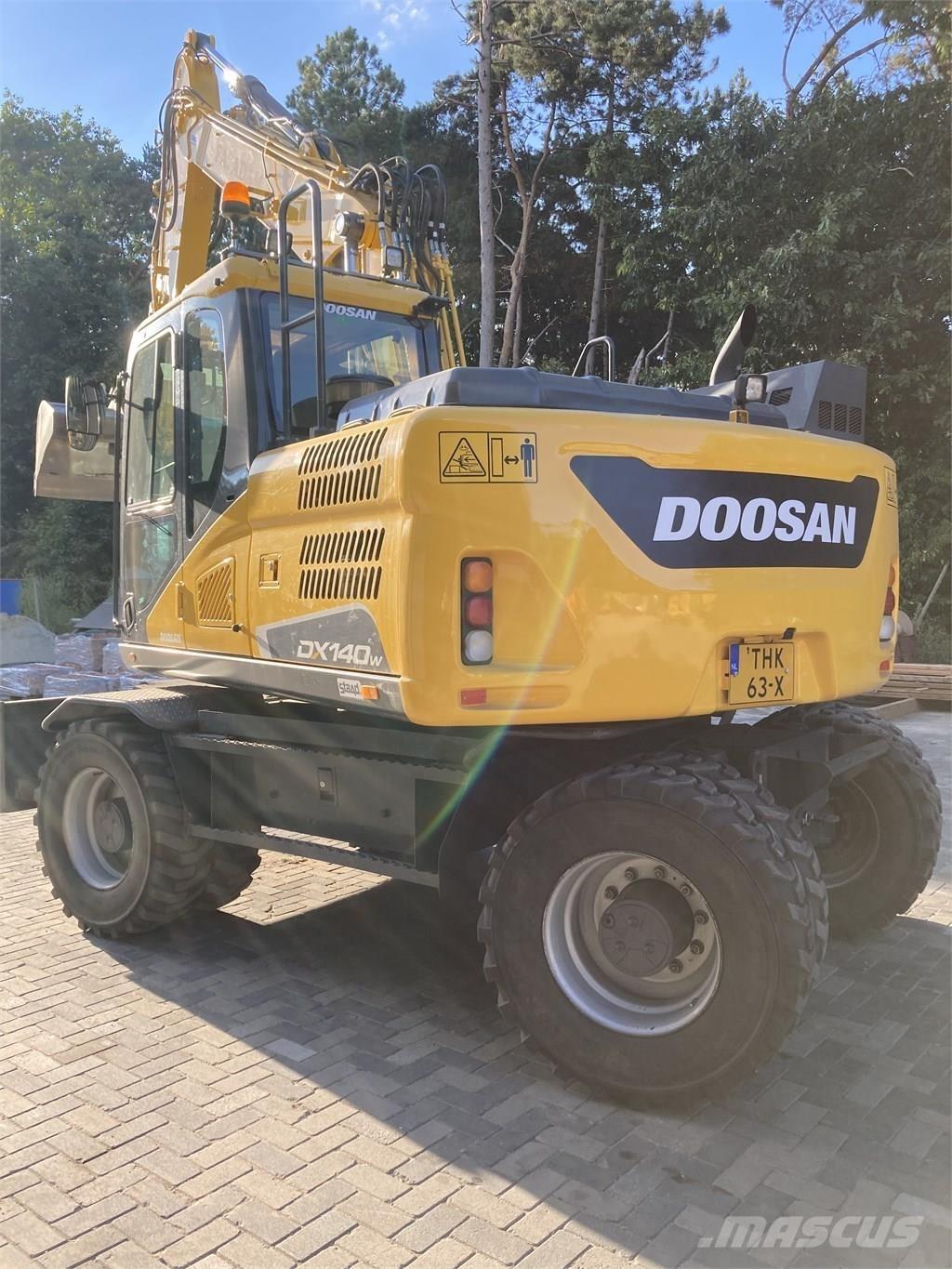 Doosan DX140W-5 Wielgraafmachines