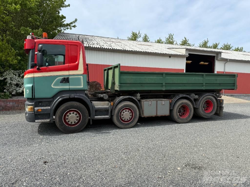 Scania R500 8x2 Containertrucks met kabelsysteem