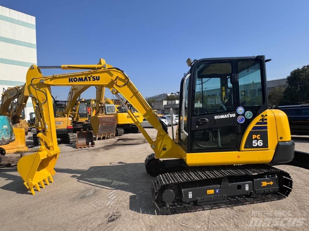 Komatsu PC 56 Rupsgraafmachines