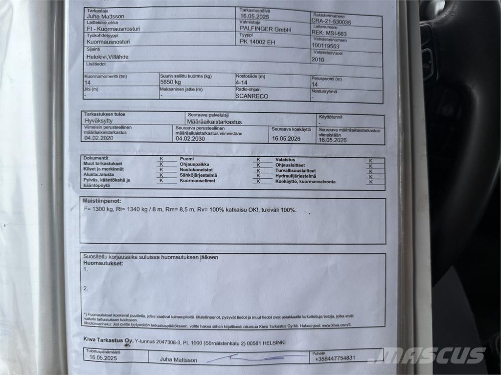 Volvo FH13 6X2 Vlakke laadvloer met kraan
