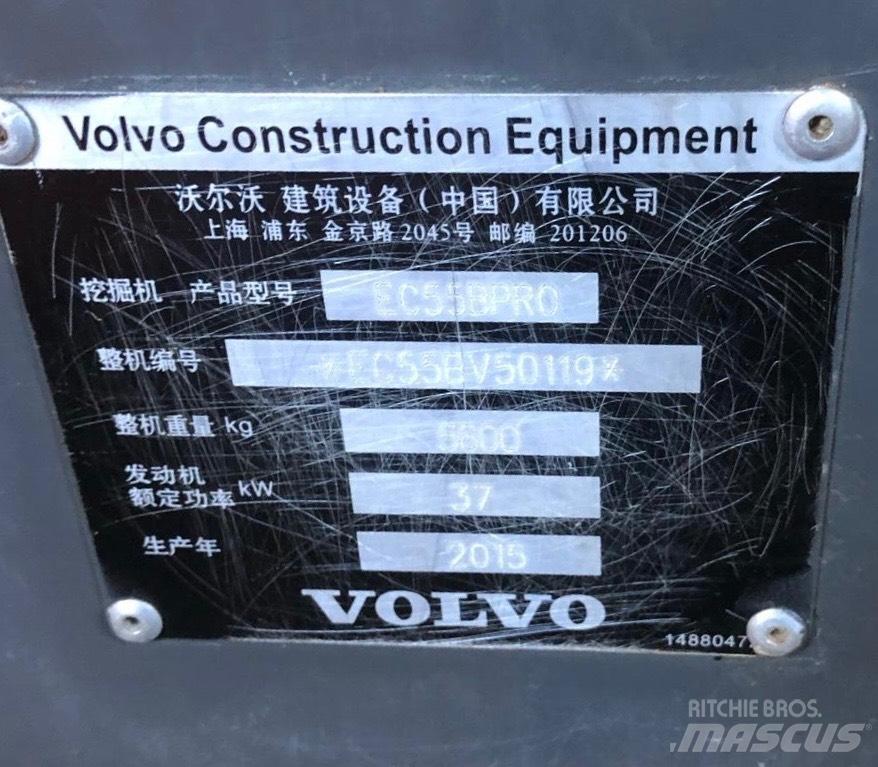 Volvo ECR 55 Minigraafmachines < 7t