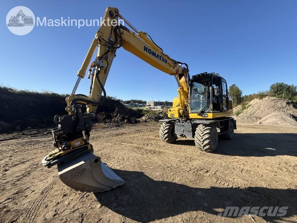 Komatsu PW 160 Wielgraafmachines