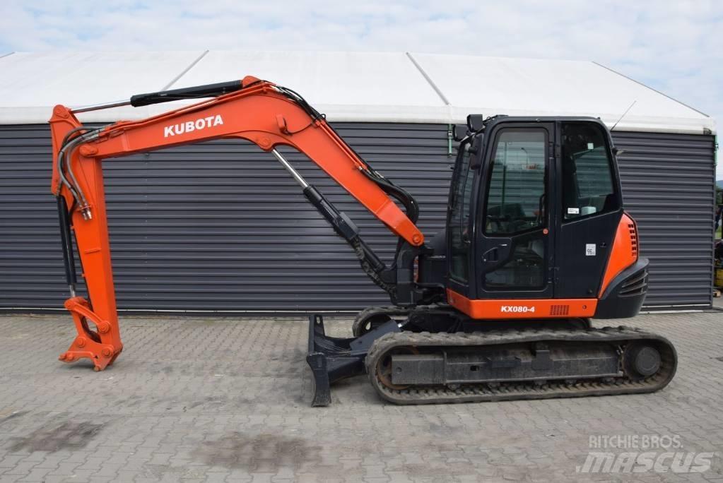 Kubota KX 080-4 Midigraafmachines 7t - 12t