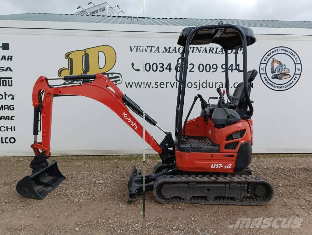 Kubota U 17-3A Minigraafmachines < 7t