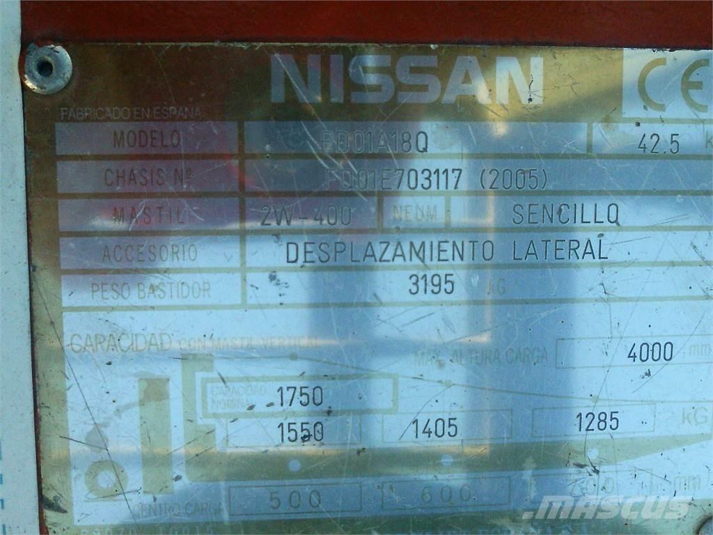 Nissan FD01A18Q Diesel heftrucks