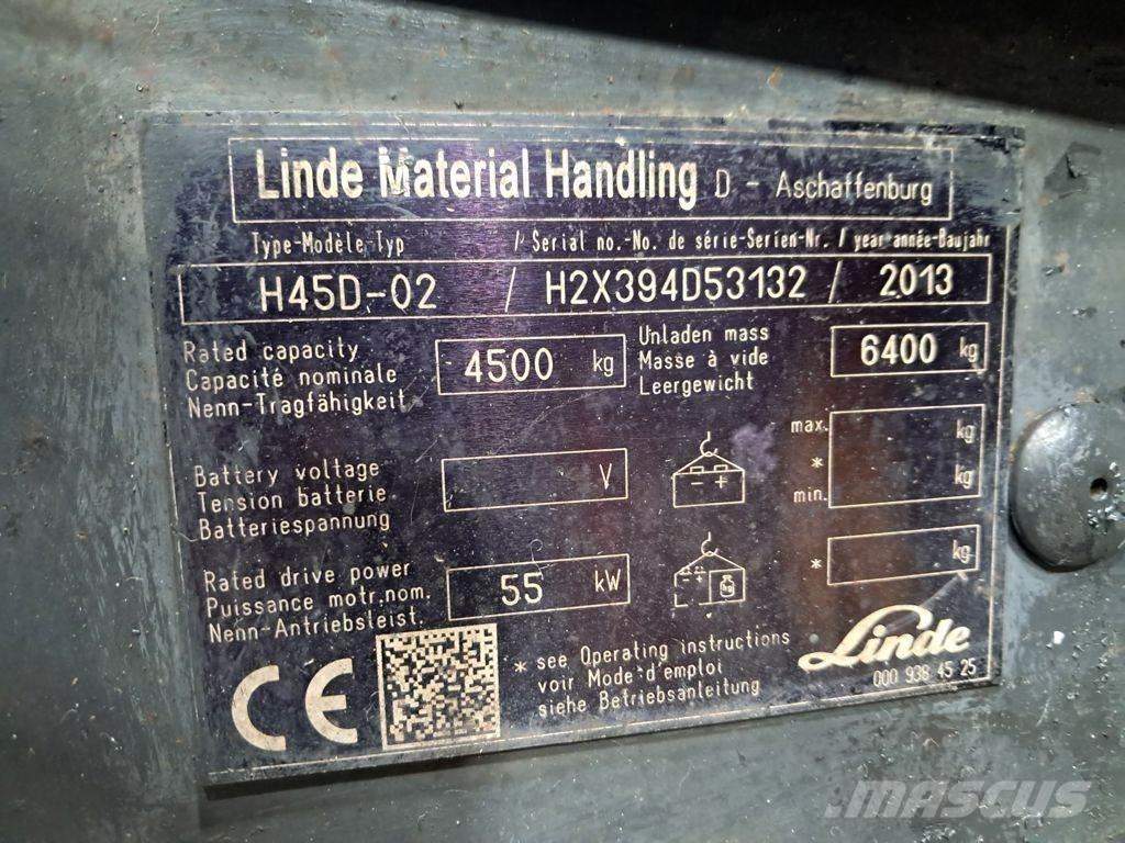 Linde H45D-02 Diesel heftrucks
