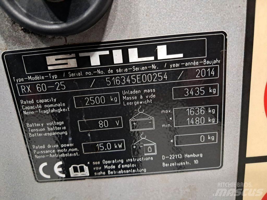 Still RX60-25 Elektrische heftrucks