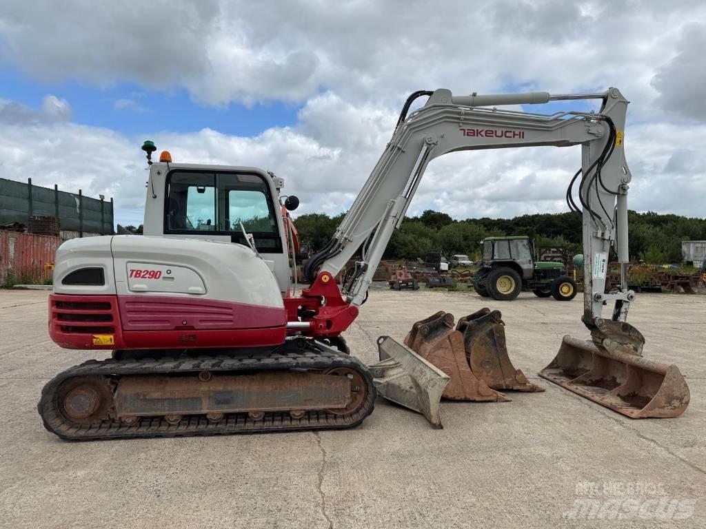Takeuchi TB 290 Midigraafmachines 7t - 12t