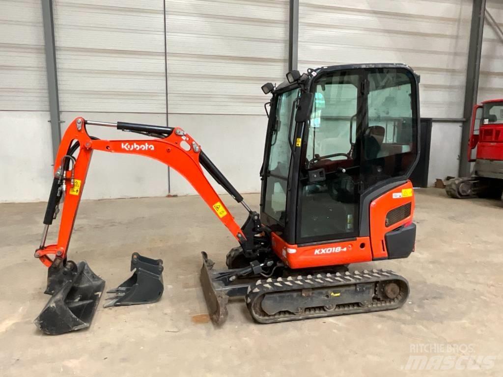 Kubota KX 018-4 Minigraafmachines < 7t