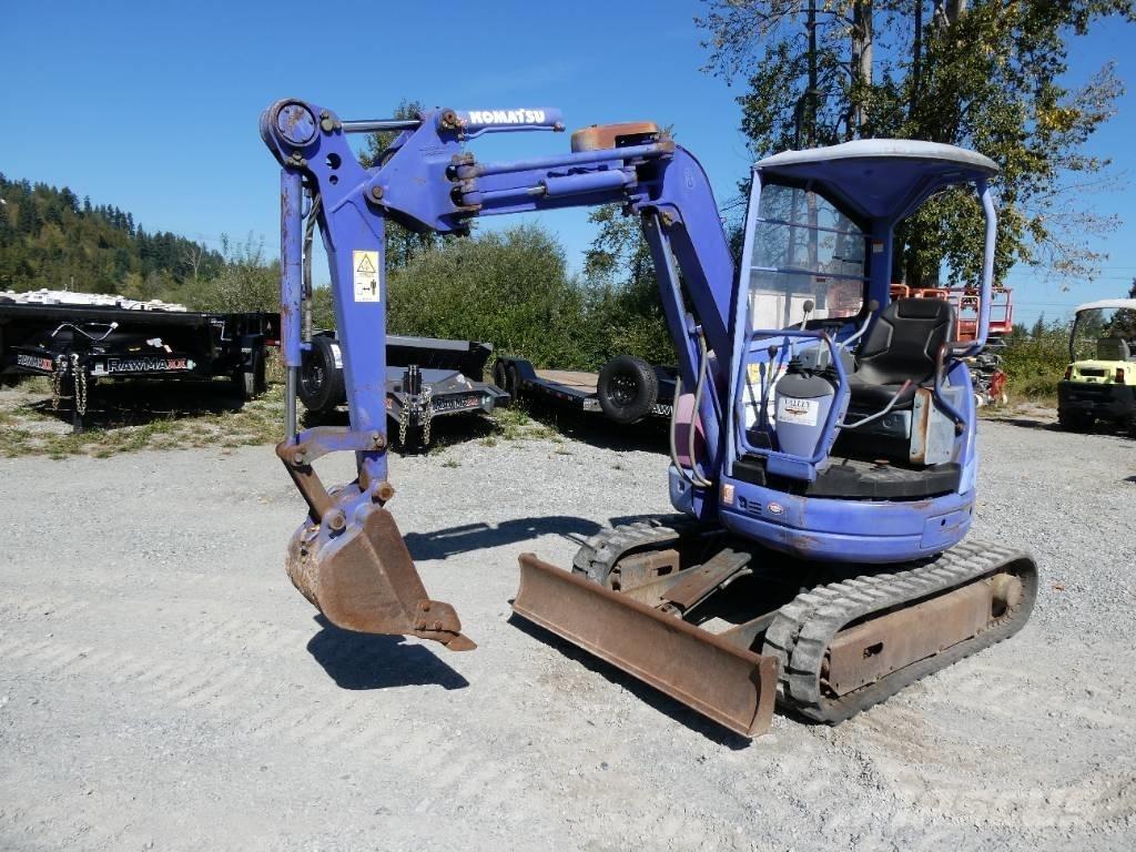 Komatsu PC20UU-3 Minigraafmachines < 7t