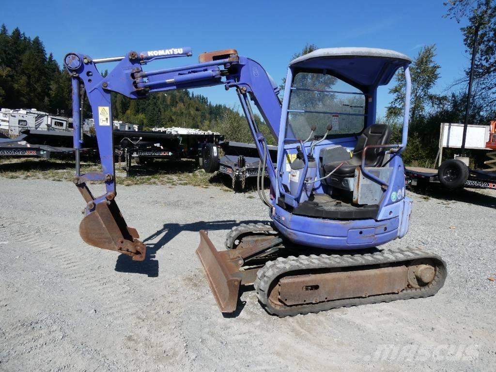 Komatsu PC20UU-3 Minigraafmachines < 7t