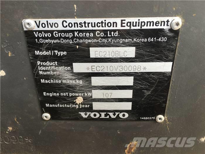 Volvo EC 210 B LC Rupsgraafmachines