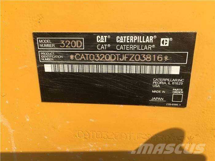 CAT 320 D Rupsgraafmachines