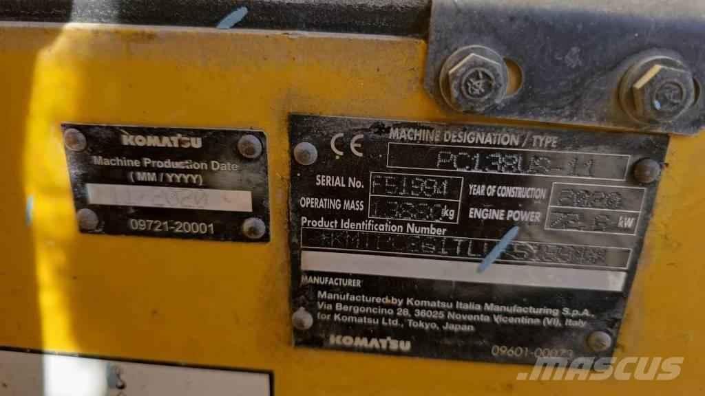 Komatsu PC 138 US-11 Rupsgraafmachines