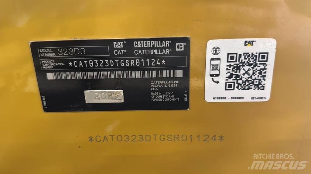 CAT 323D3 Speciale Graafmachines