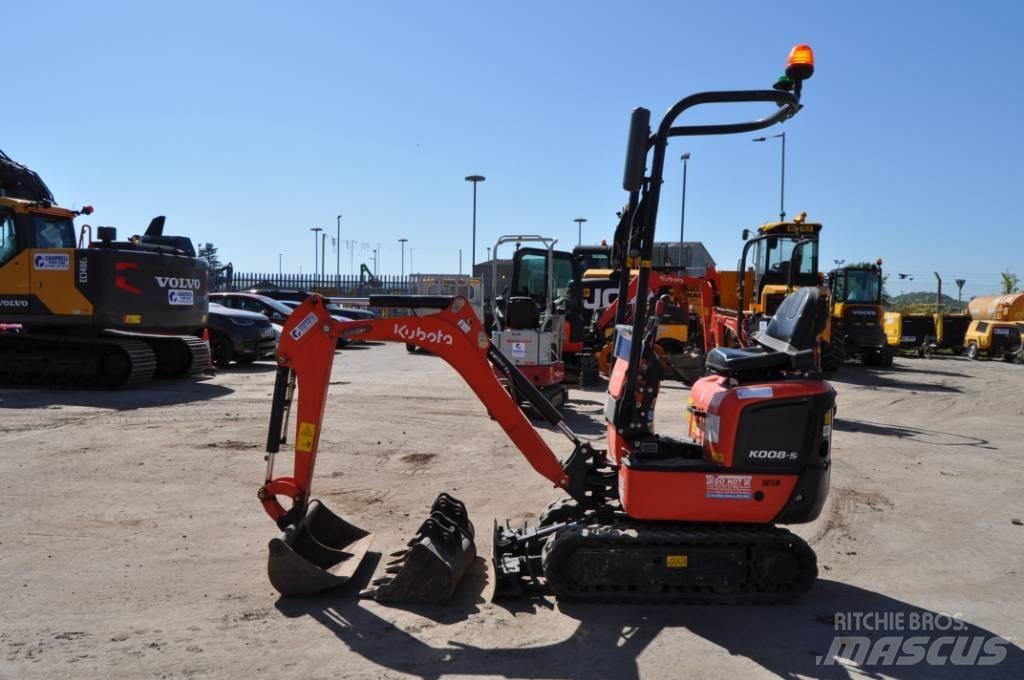 Kubota K 008-5 Minigraafmachines < 7t