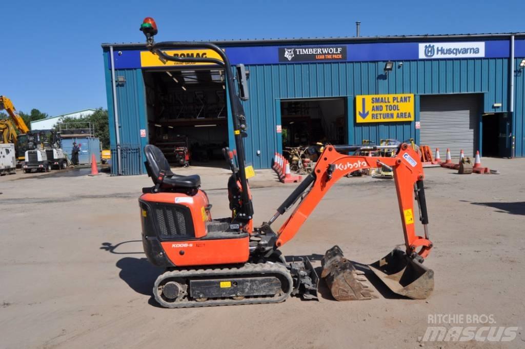 Kubota K 008-5 Minigraafmachines < 7t