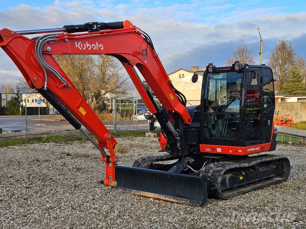 Kubota KX 080-4 Midigraafmachines 7t - 12t