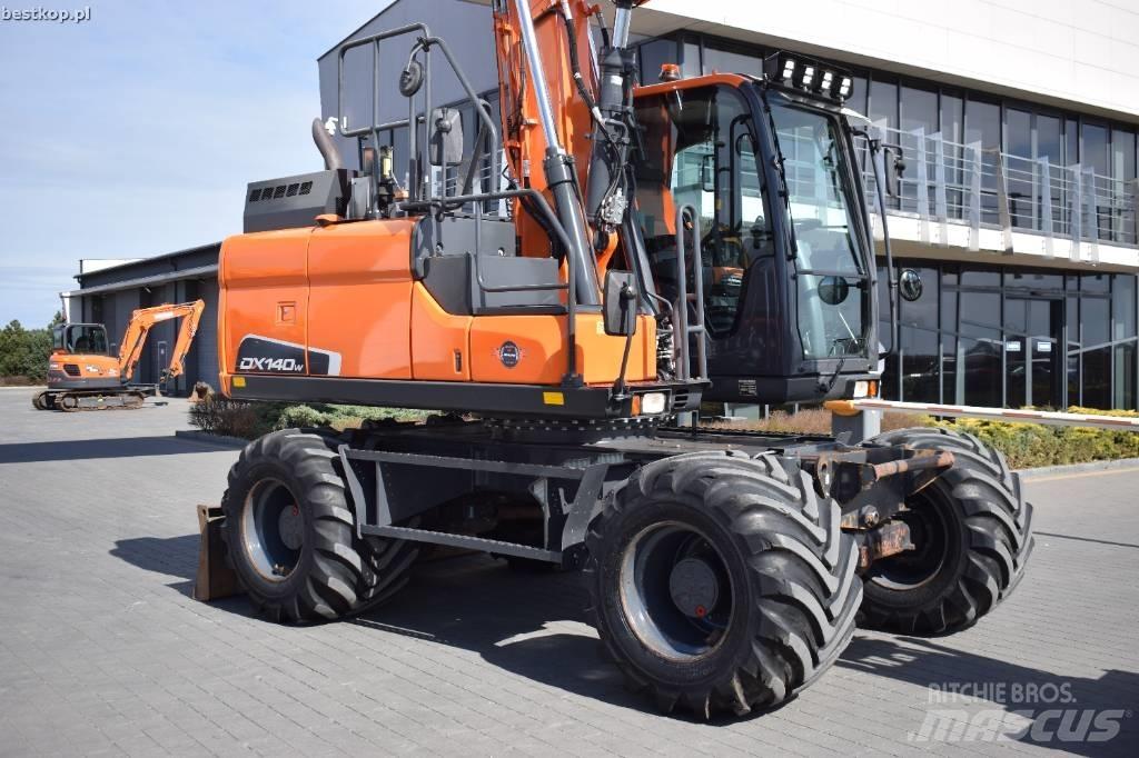 Doosan DX 140 W-5 Wielgraafmachines