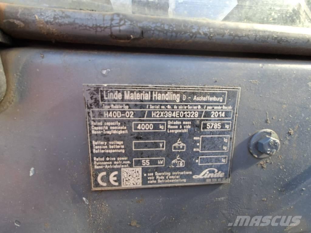 Linde H40D-02 Diesel heftrucks