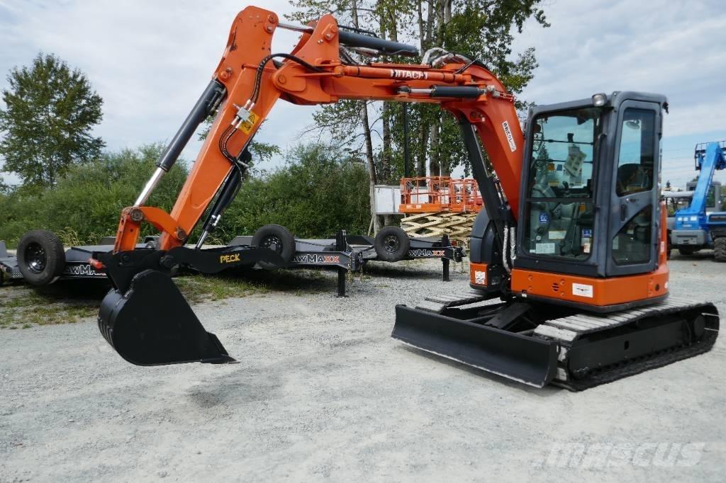 Hitachi ZX55UR-5B Minigraafmachines < 7t
