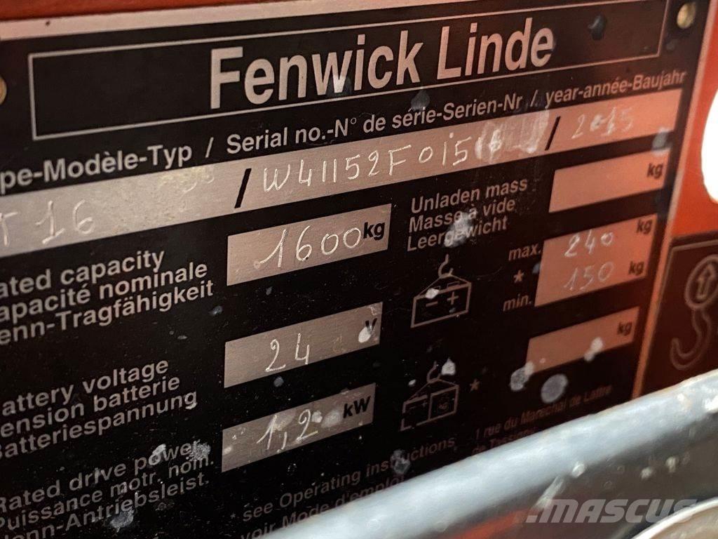 Linde T16 Electro-pallettrucks