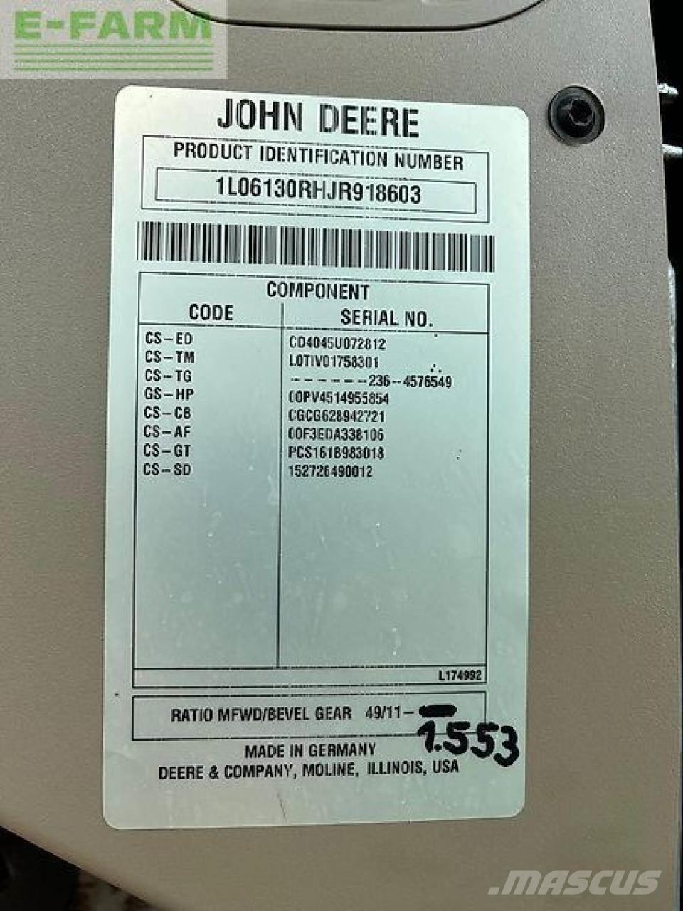 John Deere 6130r Tractoren