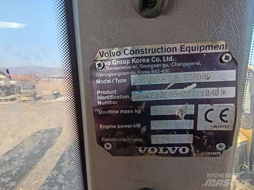 Volvo ECR 88 D Midigraafmachines 7t - 12t