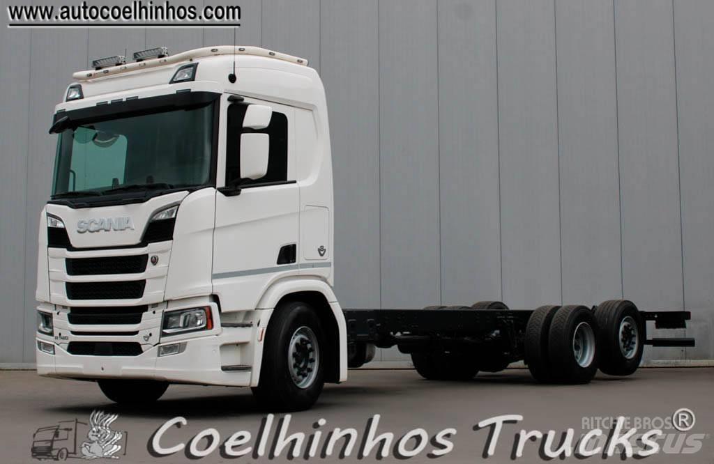 Scania R 520  V8 Chassis met cabine