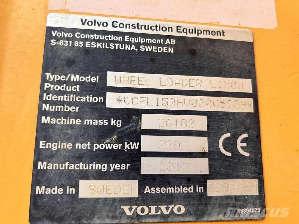 Volvo L150H Wielladers