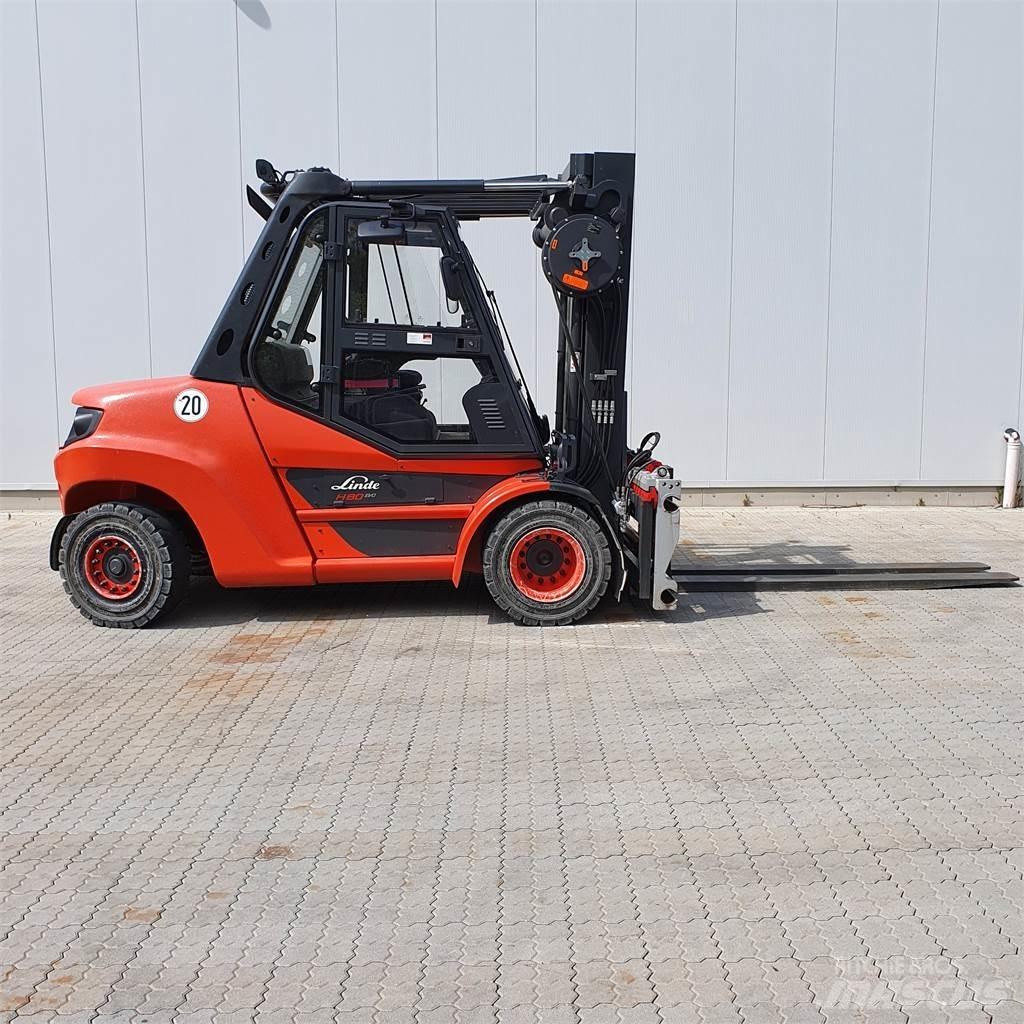 Linde H80D/900 Diesel heftrucks