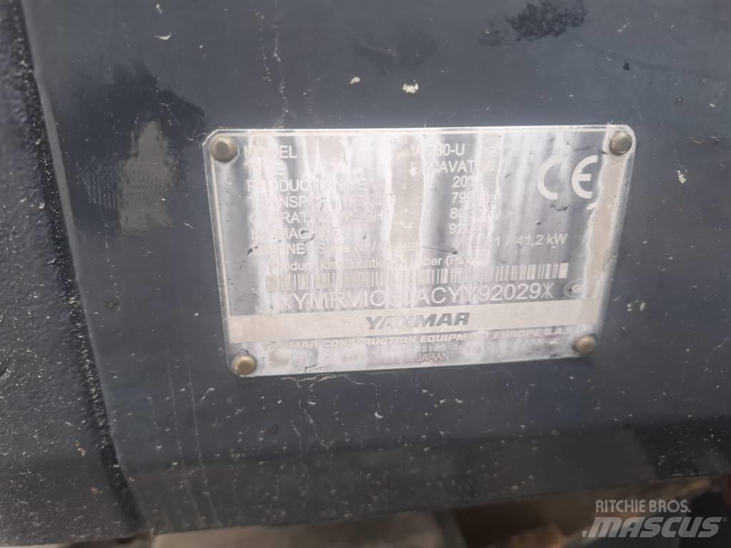 Yanmar Vio 80 U Midigraafmachines 7t - 12t