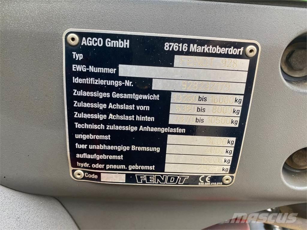 Fendt 930 Vario Tractoren