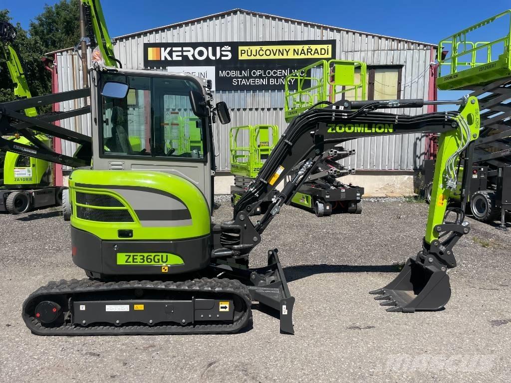 Zoomlion ZE 36 GU Rupsgraafmachines