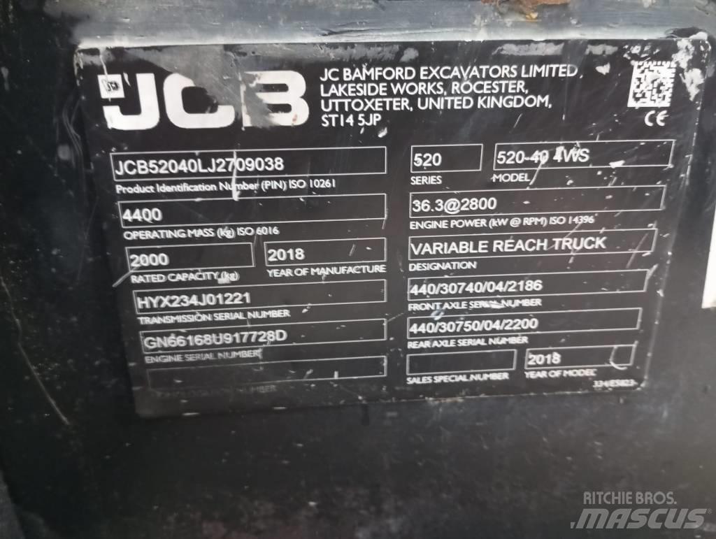 JCB 520-40 Verreikers