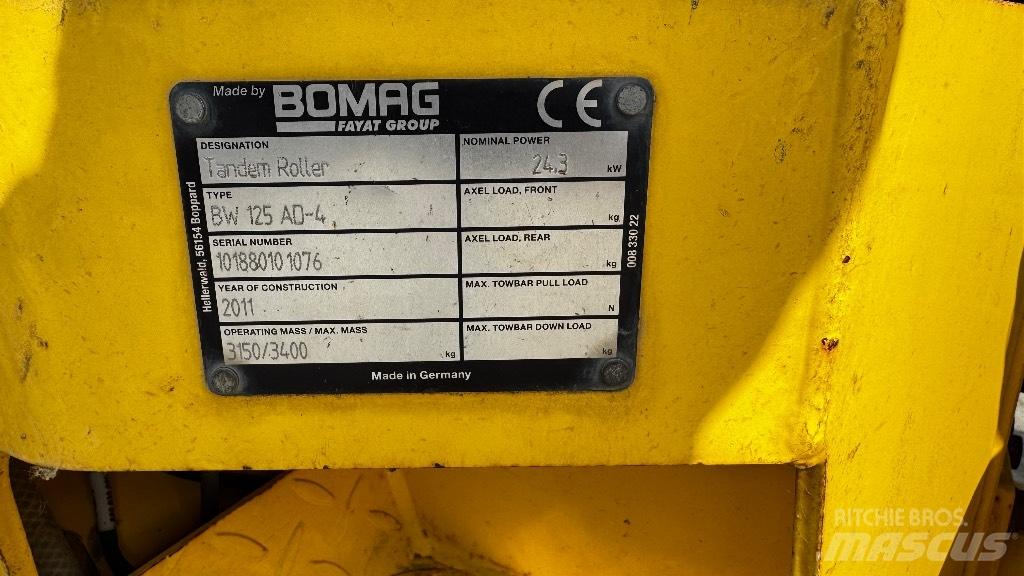 Bomag BW 125 AD-4 Duowalsen