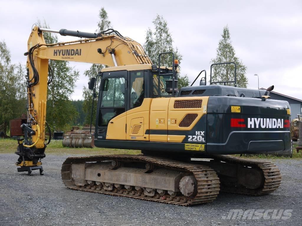 Hyundai HX 220 L Rupsgraafmachines