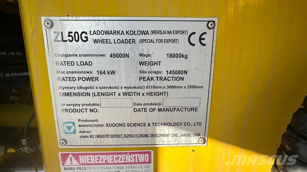 XCMG ZL 50 G Wielladers