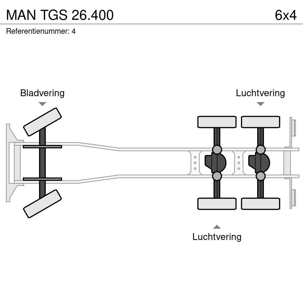 MAN TGS 26.400 Vrachtwagen met containersysteem