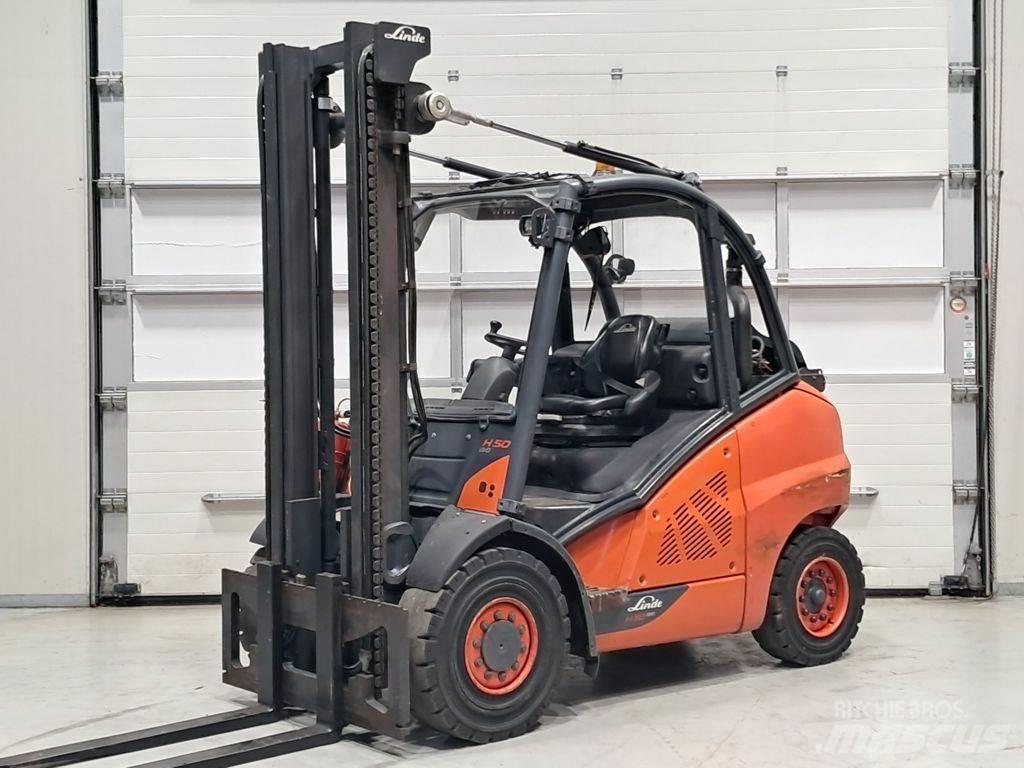 Linde H50T-02 LPG heftrucks