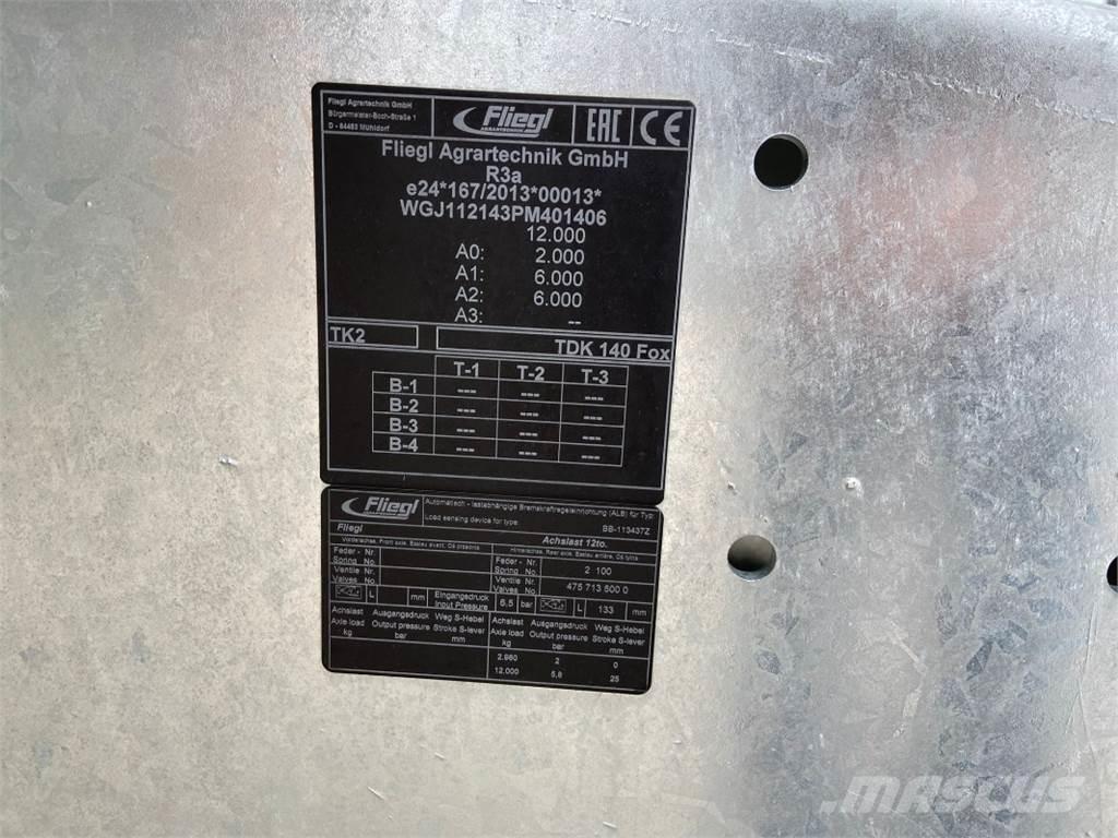 Fliegl TDK 140 FOX Landbouw - overige