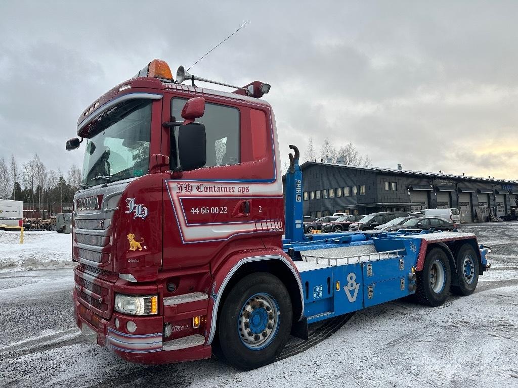 Scania R580 6x2*4 Vrachtwagen met containersysteem