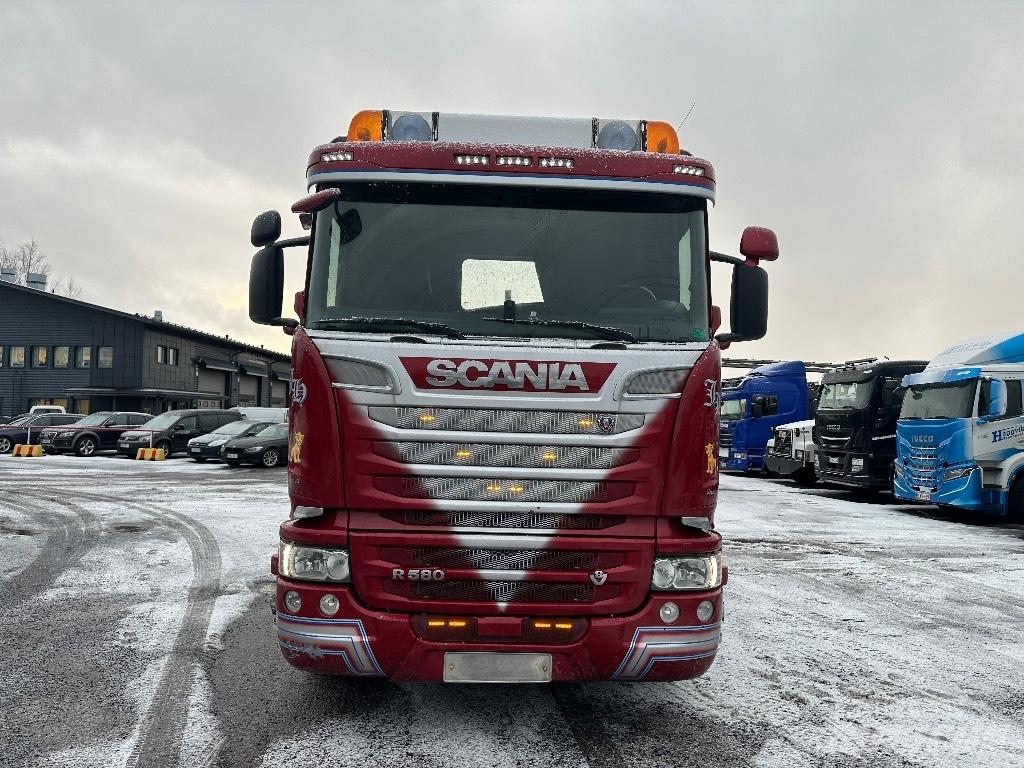 Scania R580 6x2*4 Vrachtwagen met containersysteem