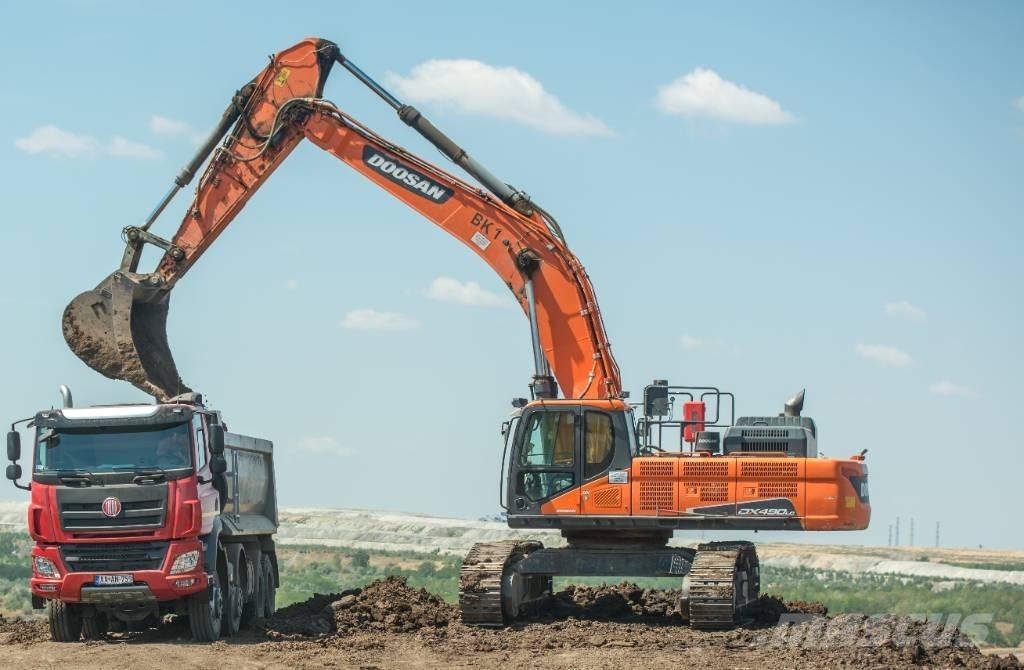 Doosan DX490LC-5 Rupsgraafmachines