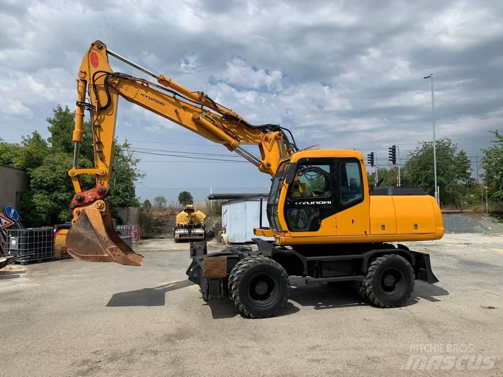 Hyundai ROBEX 170W-3 Wielgraafmachines