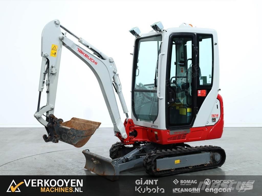 Takeuchi TB216 Minigraafmachines < 7t