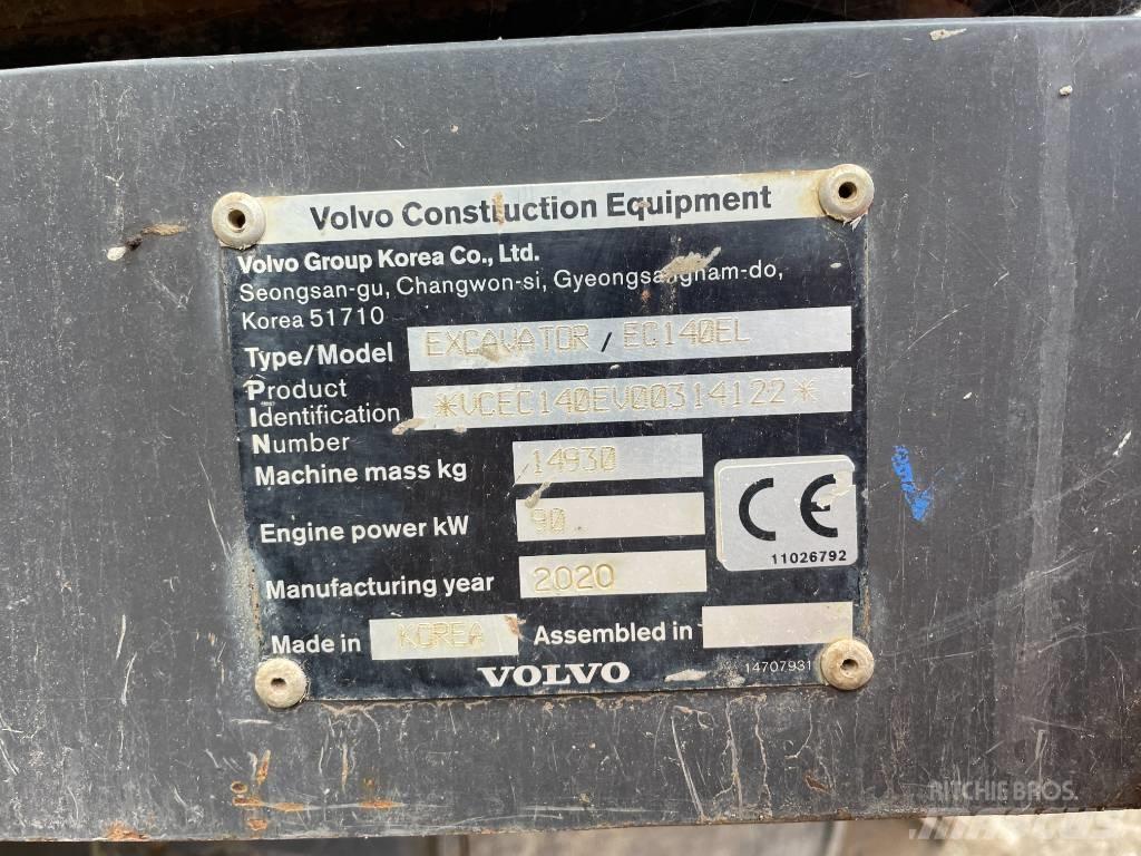 Volvo EC 140 EL Rupsgraafmachines